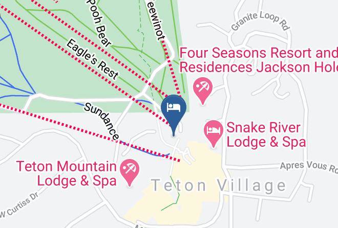 Teton - Jackson Hole Mountain Resort Bungee Trampoline Maps