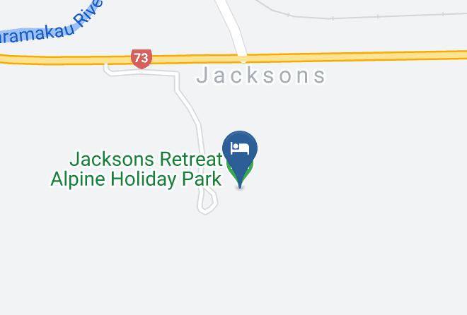 Westland - Jacksons Retreat Alpine Holiday Park Maps