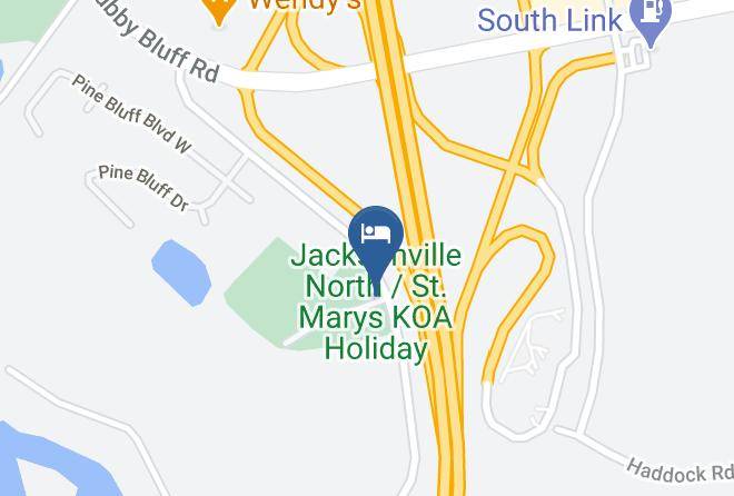 Camden - Jacksonville North St Marys Koa Holiday Maps