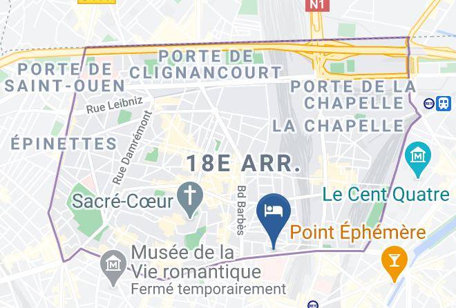 Paris - Hotel Residence De Bruxelles Maps