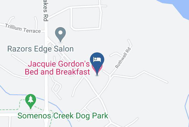 Cowichan Valley - Jacquie Gordon's Bed And Breakfast Maps