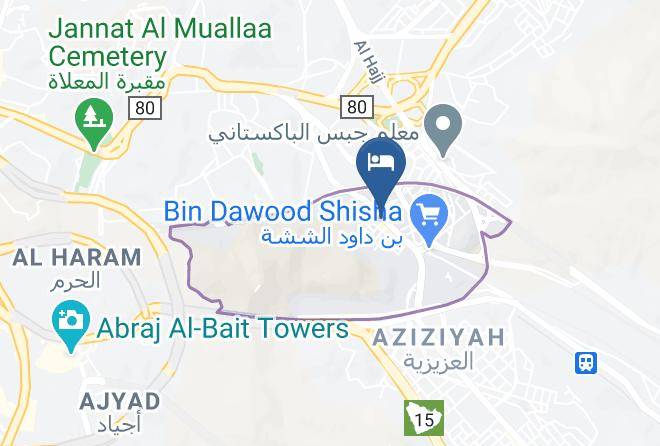 Mecca - Jad Alshesha Hotel Maps