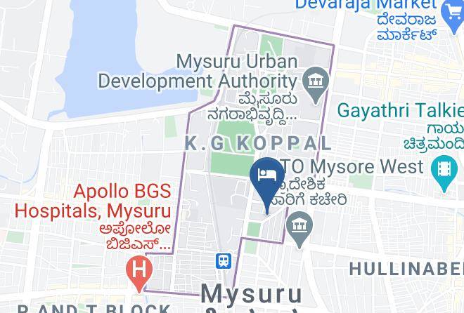 Mysore - Jade Garden Hotel Mysore Maps