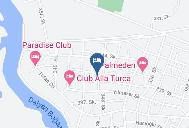 Ortaca - Jade Hotel Dalyan Maps