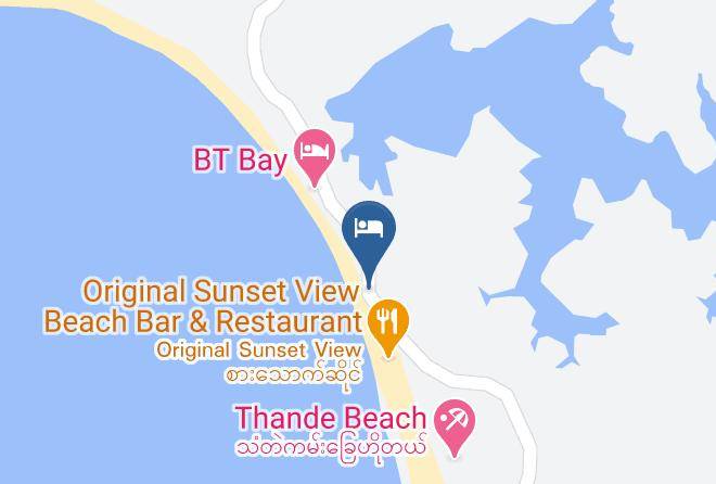 Thandwe - Jade Marina Resort & Spa Maps