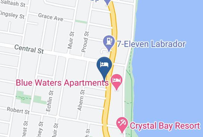 Gold Coast - Jadran Motel & El Jays Holiday Lodge Maps