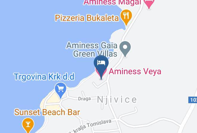 Omisalj - Hotel Jadran Maps