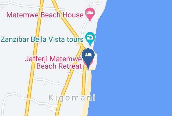 Zansibar North Central - Jafferji Matemwe Beach Retreat Maps