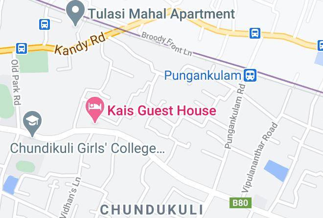 Jaffna - Jaffna Holiday Bungalow Maps