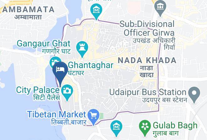 Udaipur - Jagat Niwas Palace Hotel Maps