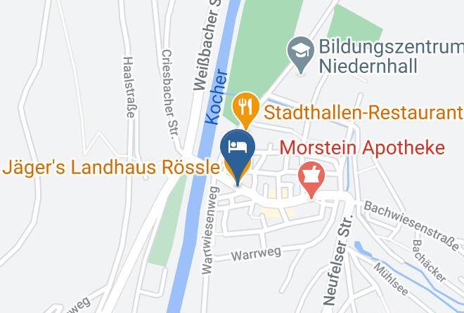 Hohenlohekreis - Jager's Landhaus Rossle Maps
