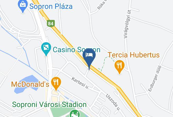 Sopron - Jagermeister Panzio Maps