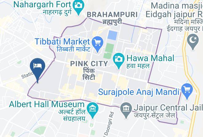 Jaipur - Hotel Arya Niwas Maps
