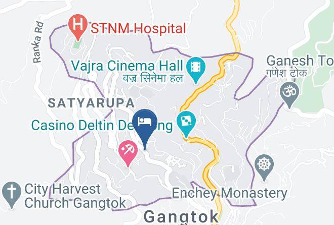 Gangtok - Jain Group Royal Orchid & Spa Maps