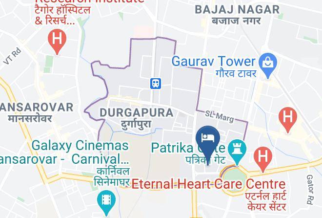 Jaipur - Jaipur Marriott Hotel Maps