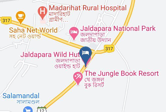 Madarihat - Jaldapara Wild Hut Maps