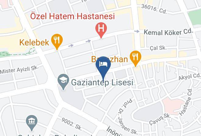 Sahinbey - Jaleriz Hotel Gaziantep Maps