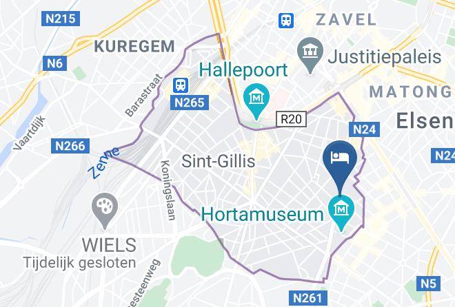 Sint Gillis - Jam Hotel Maps