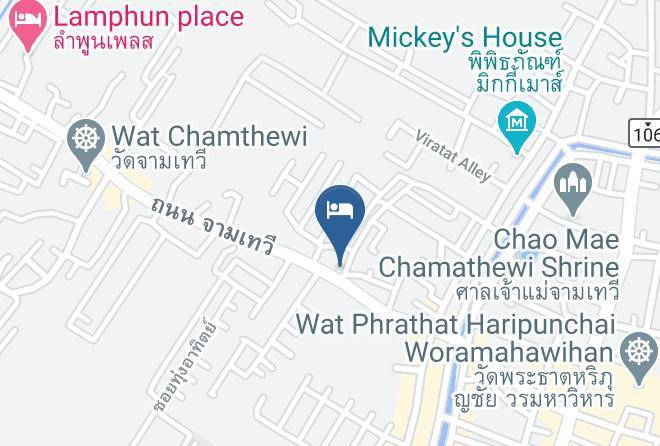Amphoe Mueang Lamphun - Jamadevi Hotel Maps