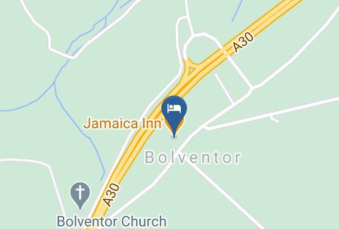 Cornwall - Jamaica Inn Restaurant Maps