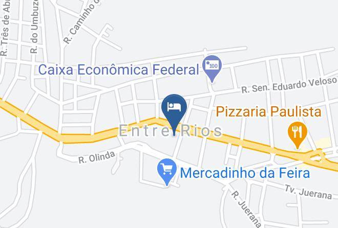 Entre Rios - Jambalaya Pousada Maps