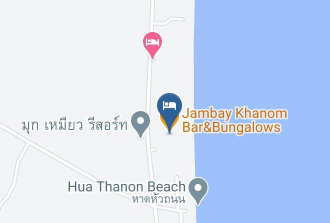Amphoe Khanom - Jambay Khanom Bar&bungalows Maps