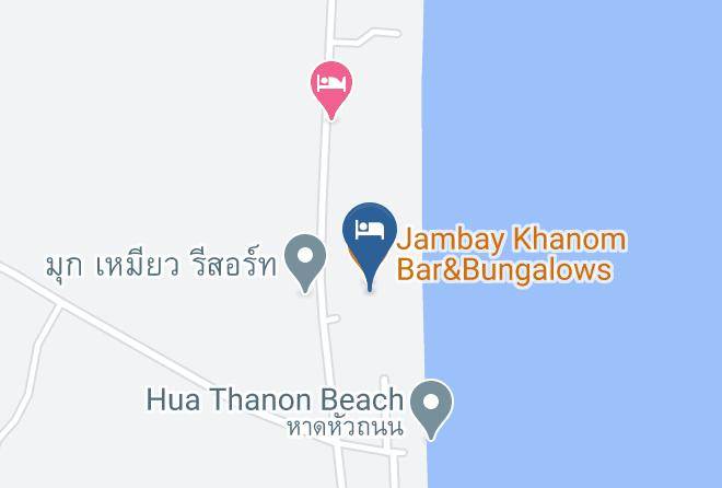 Amphoe Khanom - Jambay Resort Maps