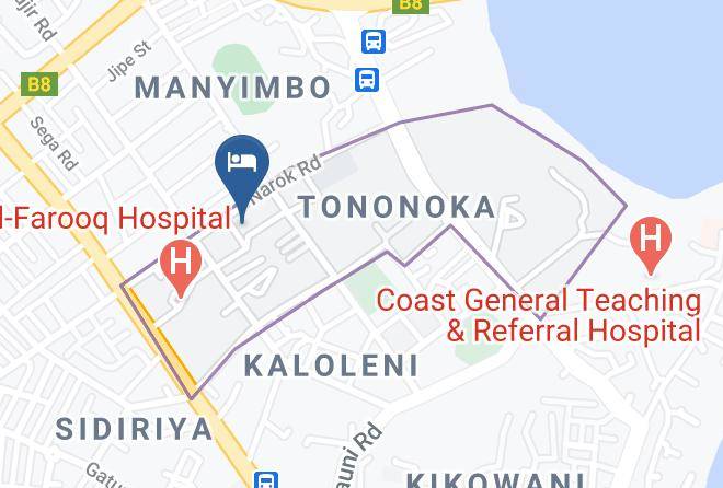 Mombasa - Jambo Paradise Hotel Maps
