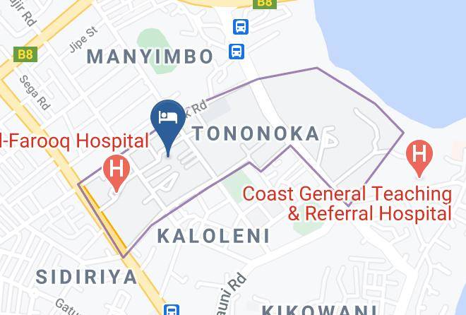 Mombasa - Jambo Pradise Hotel Maps