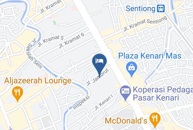 Central Jakarta - Jambrut Inn Hotel Maps