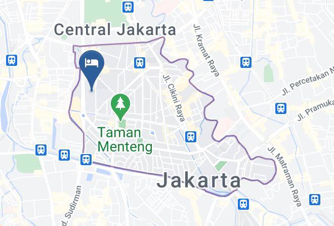 Central Jakarta - Jambuluwuk Thamrin Hotel Maps