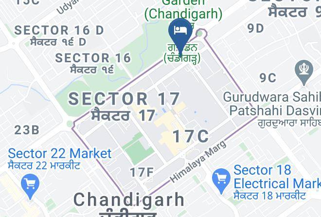 Sector 17 - James Hotel Chandigarh Maps