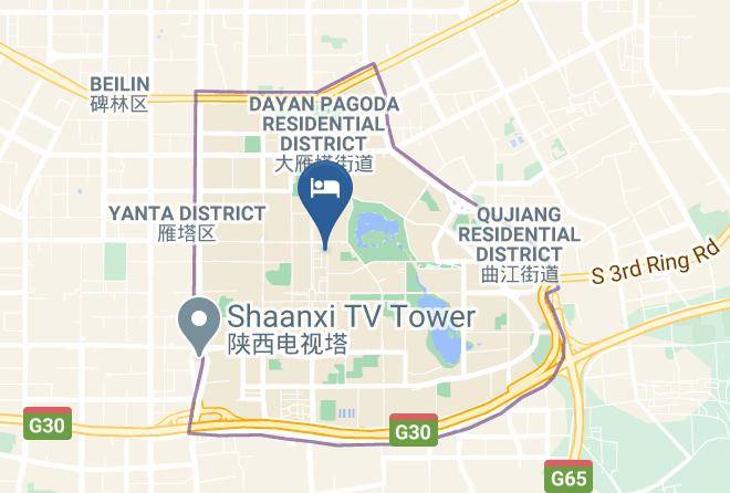 Xi An - James Joyce Hotel Xi'an Datang Furong Garden Maps