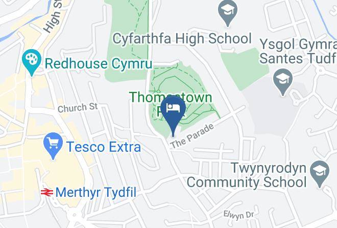 Merthyr Tydfil - James' Place Brynawel Maps
