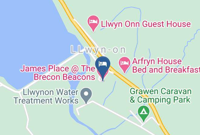 Merthyr Tydfil - James Place The Brecon Beacons Maps