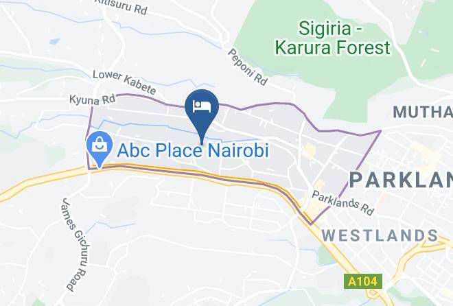 Nairobi - Jamesborough Residences Maps