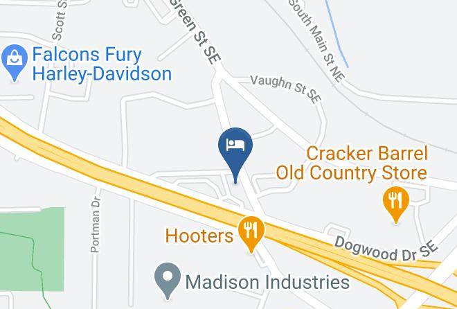 Jameson Inn Conyers Map