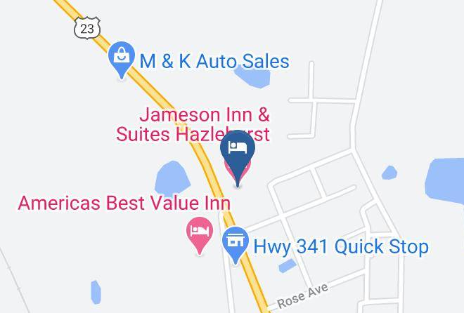 Jeff Davis - Jameson Inn & Suites Hazlehurst Maps