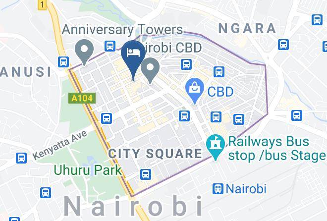 Nairobi - Jamiat Hotel Maps