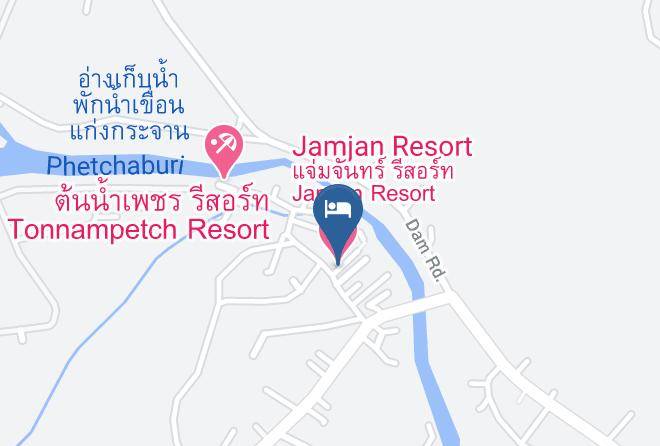 Amphoe Kaeng Krachan - Jamjan Resort Maps