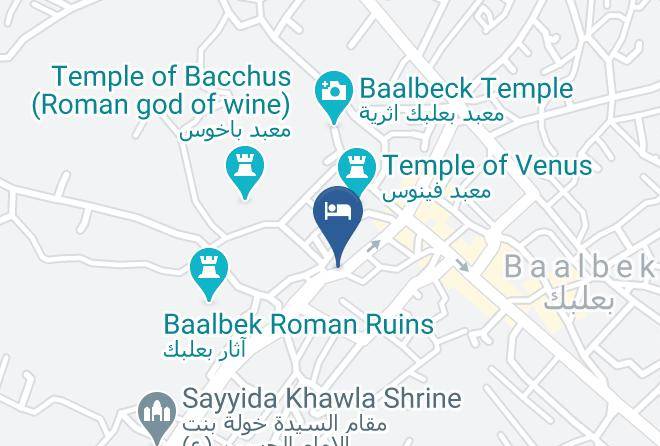 Baalbek - Jammal Hotel Maps