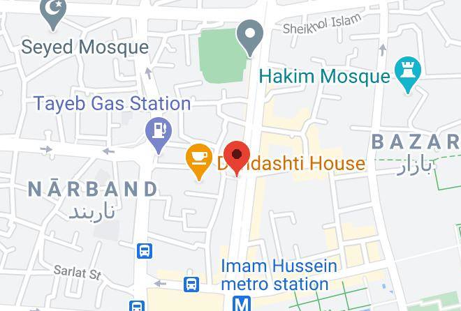 Isfahan - Jamshid Hotel Maps