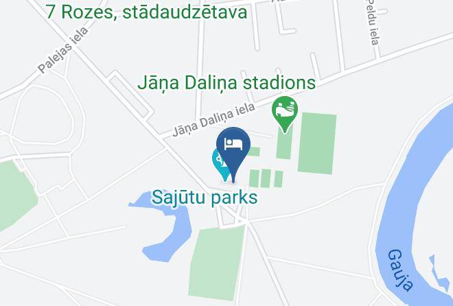 Valmiera - Jana Dalina Stadiona Viesnica Maps