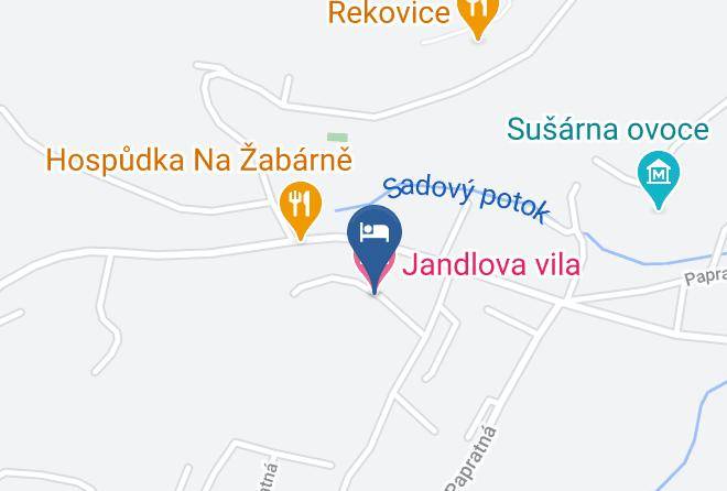 Jandlova Vila Map