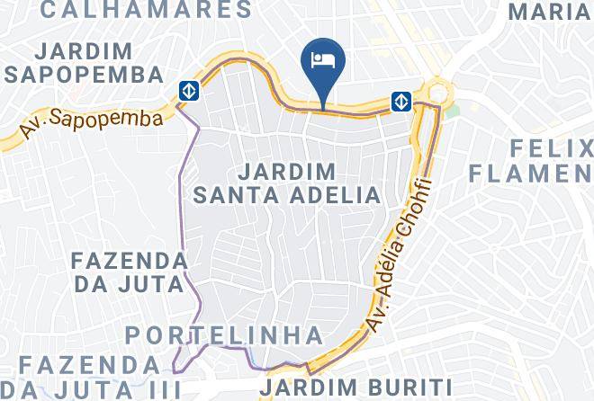 Sao Paulo Sao Mateus - Jangada Motel Maps