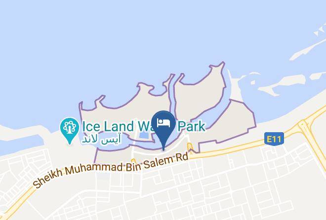 North Ras Al Khaimah - Jannah Hotel Apartments And Villas Maps