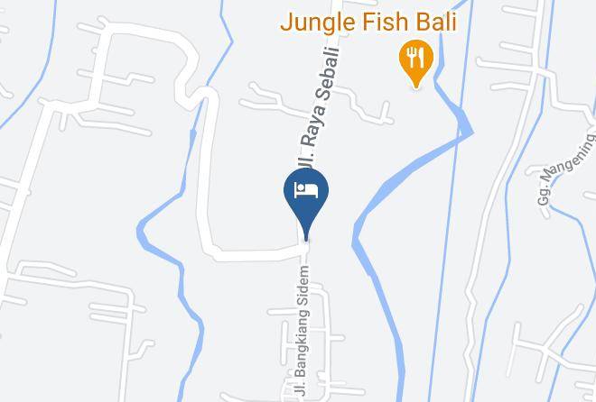 Gianyar Regency - Jannata Resort And Spa Maps