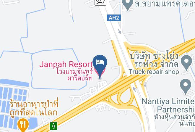 Janpah Resort Hotel Map - Phra Nakhon Si Ayutthaya - Amphoe Bang Pa In