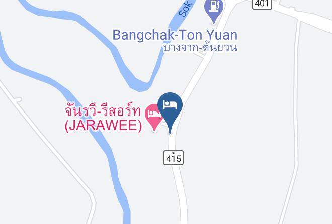Amphoe Phanom - Janrawee Resort Maps