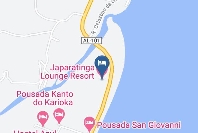 Japaratinga - Japaratinga Lounge Resort Maps